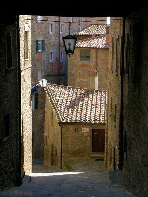 Street Scene, Cortona, Italy