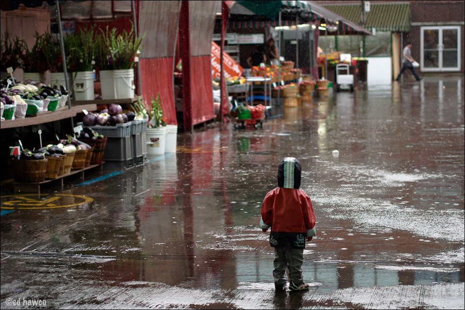Rainy Day at the Jean-Talon Market (Montreal)