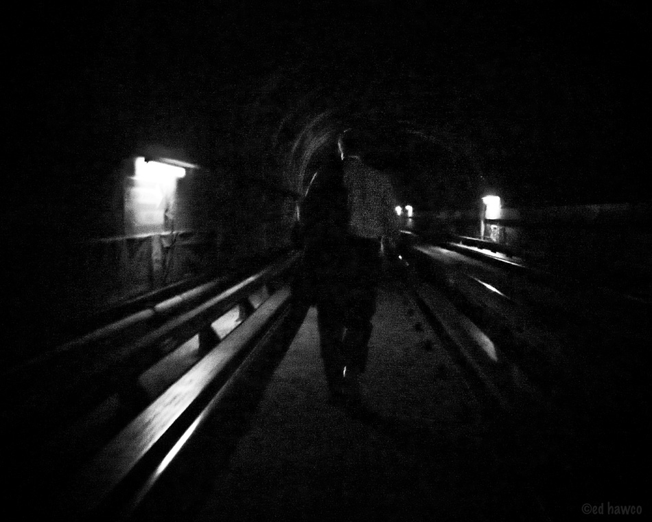 Man in Tunnel