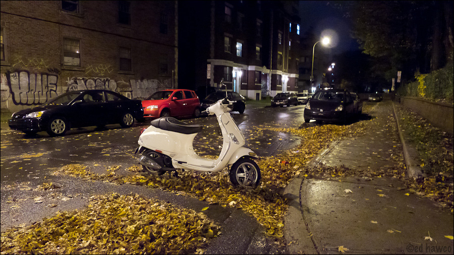 Midnight Vespa