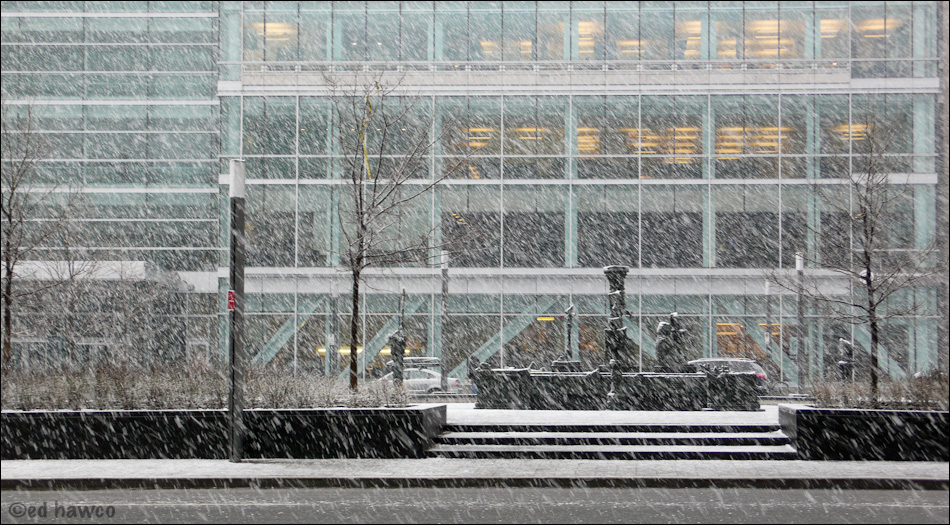 Blizzard, Place Jean-Paul Riopelle