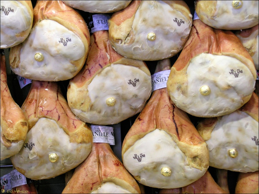 Prosciutto di San Daniele, Central Market, Florence, Italy