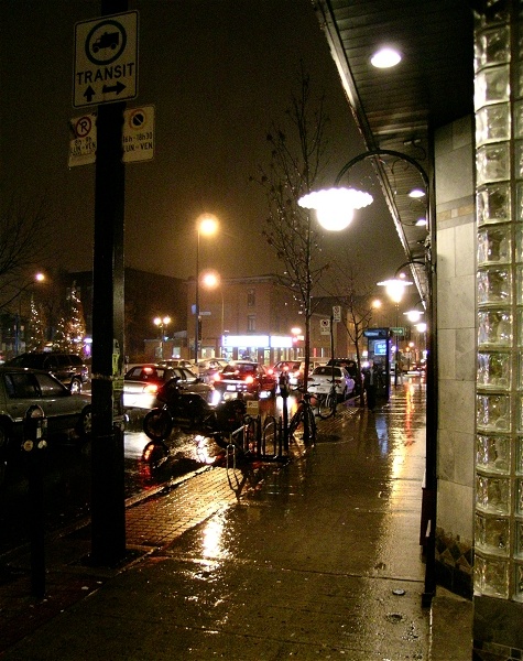 Rainy Night, Rue Ontario, Montreal