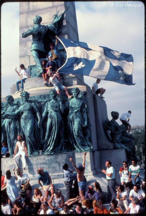 Celebrating Quebec (St. Jean Baptiste Day, June 24, 1990.)