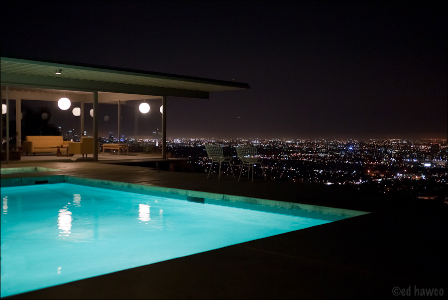 Stahl House (Case Study House #22) at Night