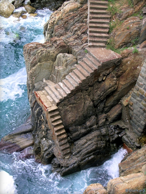 Stairs, Riomaggiore, Italy
