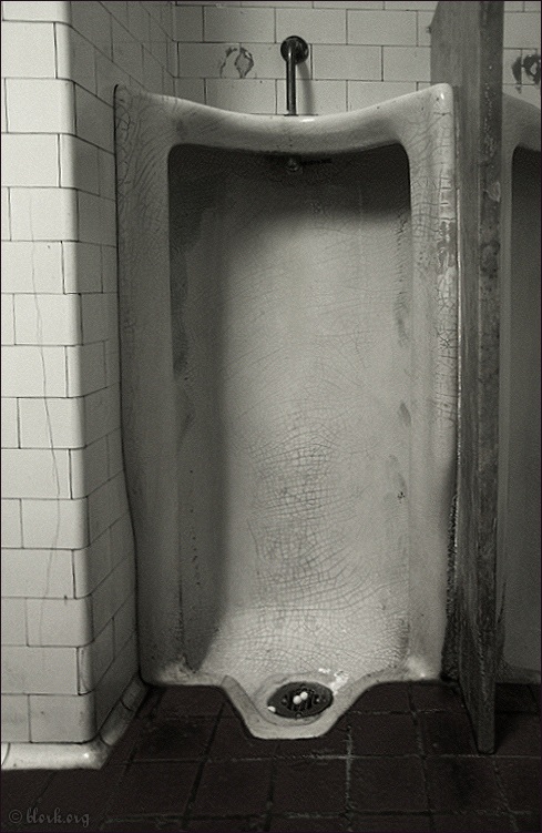 Urinal; Atwater Library, Montreal