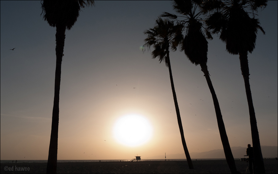 Sundown at Venice Beach