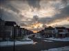 Cold Suburban Sunset